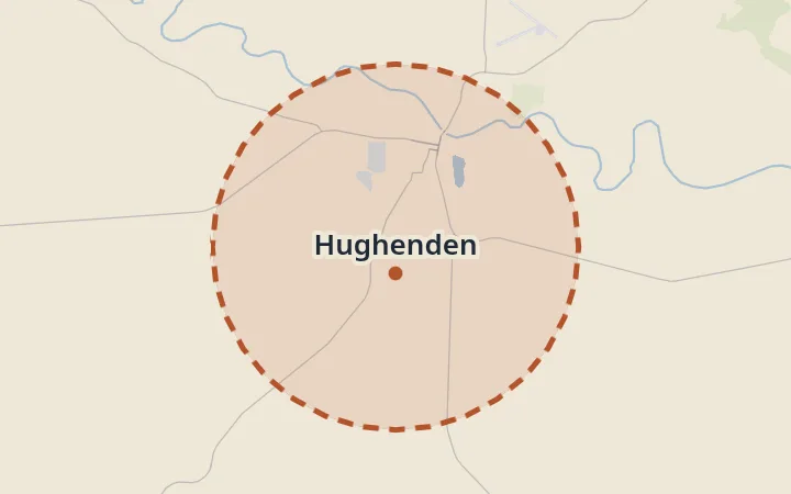Map of Hughenden