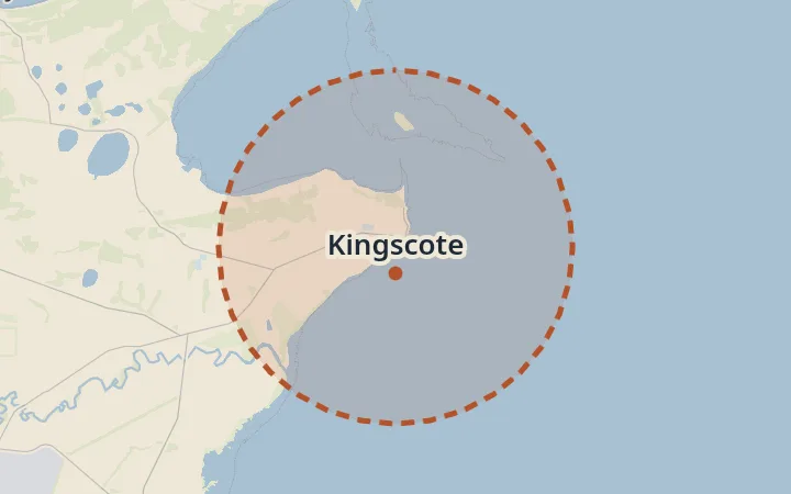 Map of Kingscote
