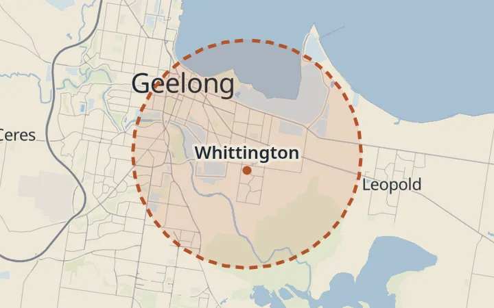 Map of Whittington