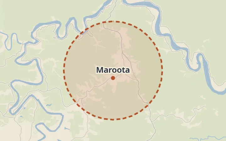 Map of Maroota