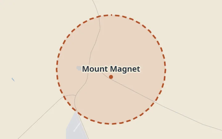 Map of Mount Magnet