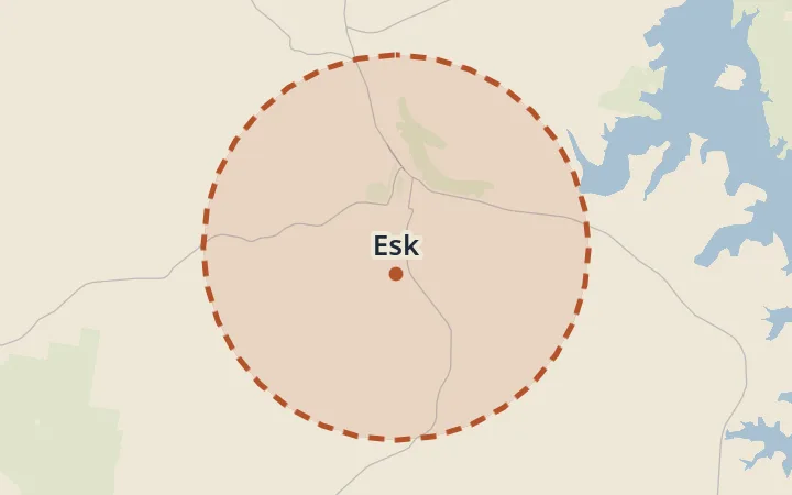 Map of Esk