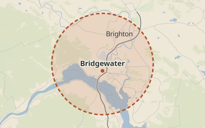 Map of Bridgewater