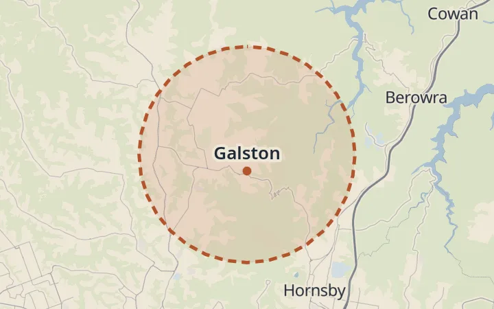 Map of Galston