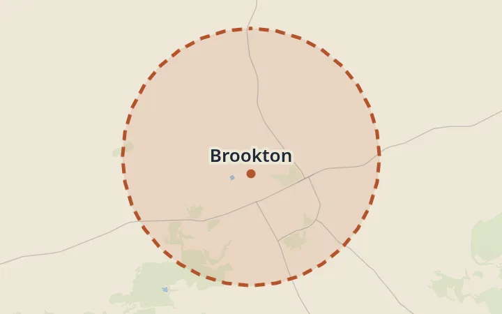 Map of Brookton