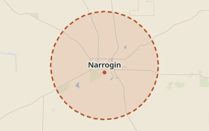 Map of Narrogin