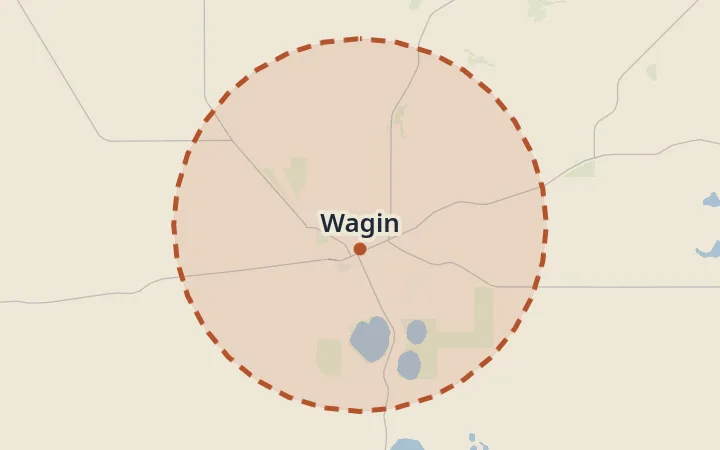 Map of Wagin
