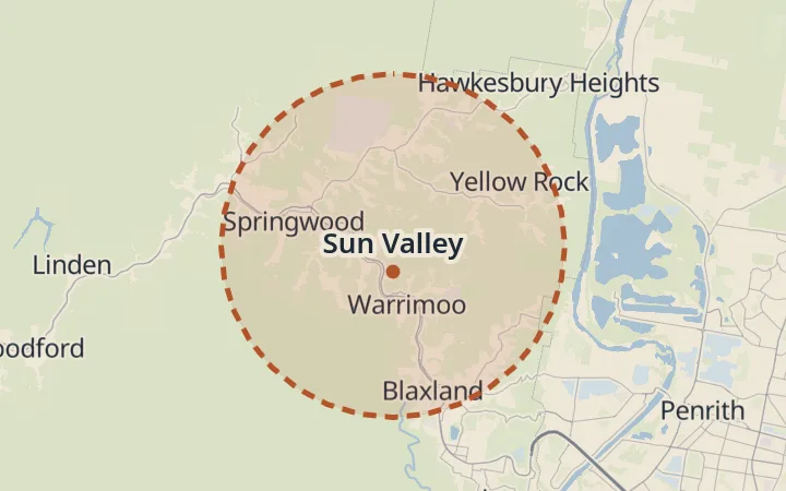 Map of Sun Valley