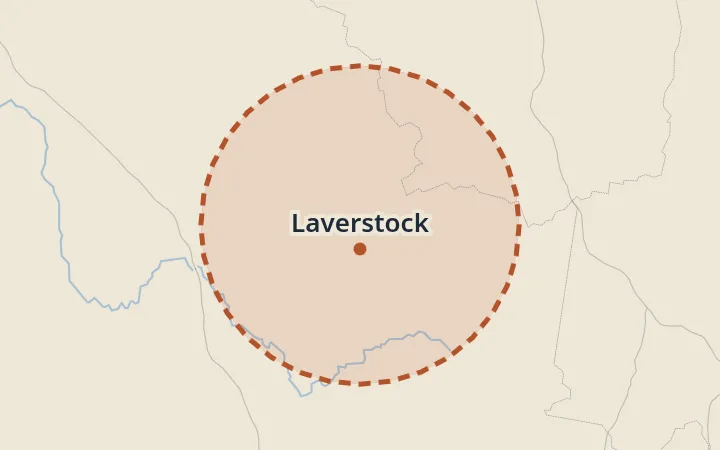 Map of Laverstock