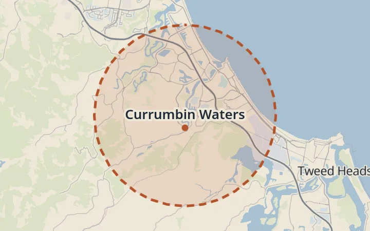 Map of Currumbin Waters