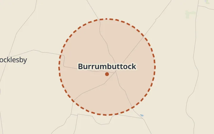 Map of Burrumbuttock