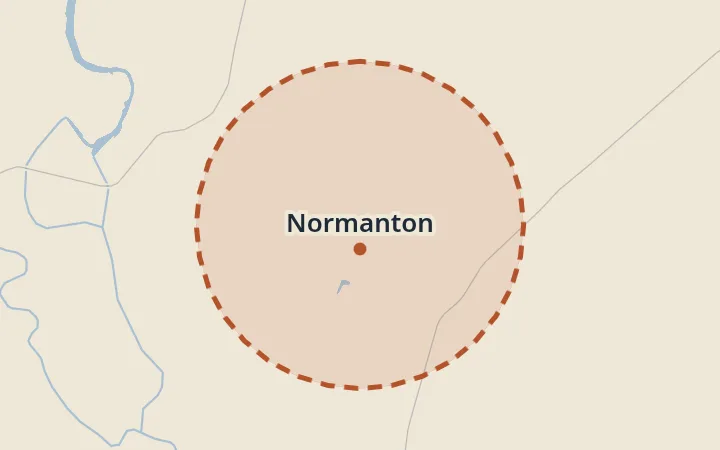 Map of Normanton
