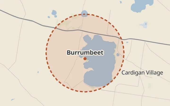 Map of Burrumbeet