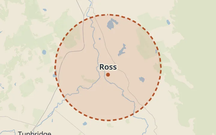 Map of Ross