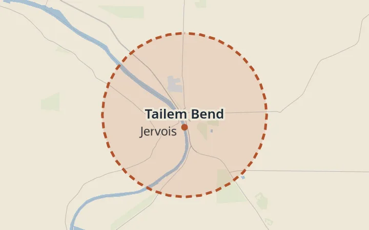 Map of Tailem Bend