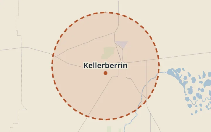 Map of Kellerberrin