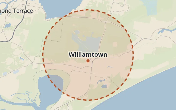 Map of Williamtown
