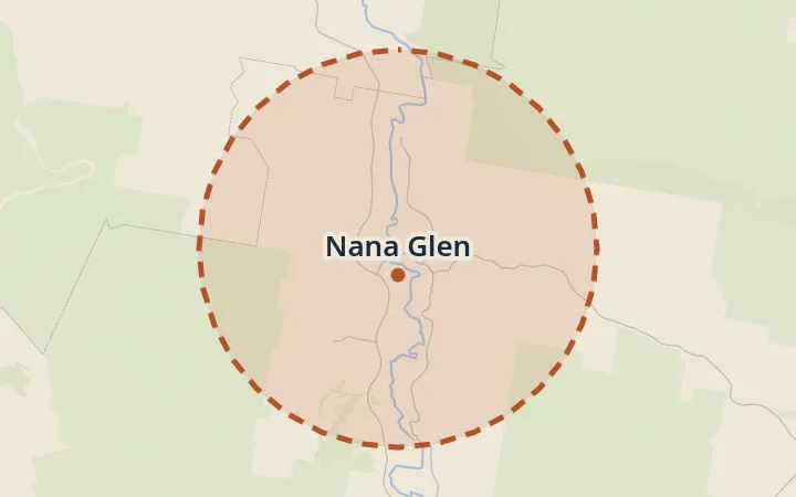 Map of Nana Glen