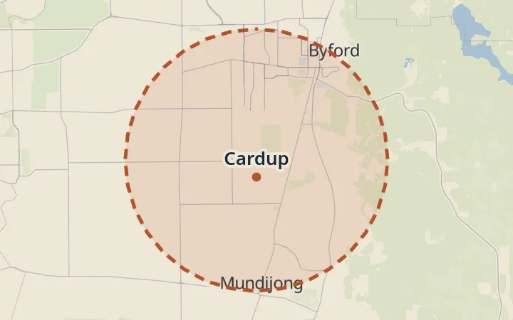 Map of Cardup