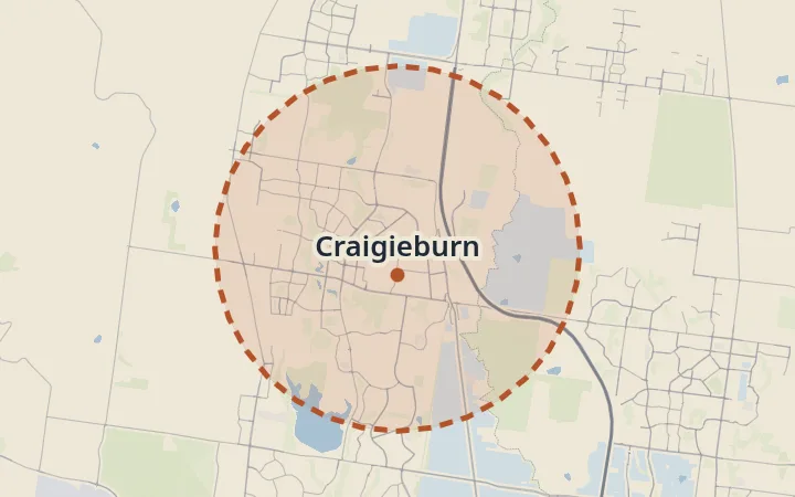 Map of Craigieburn