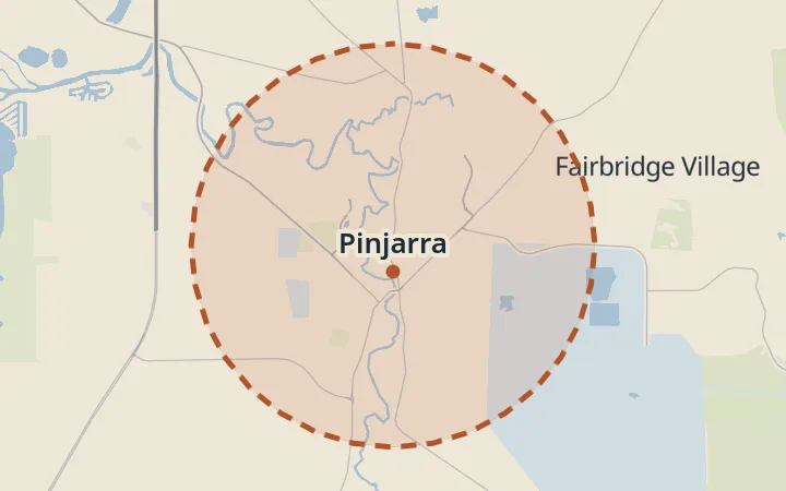 Map of Pinjarra