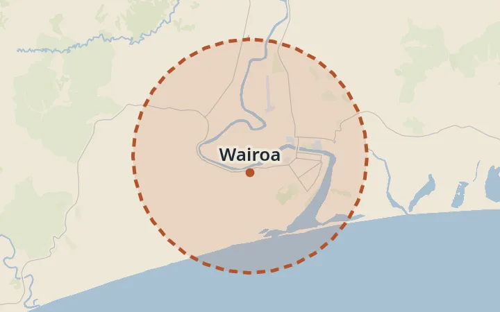 Map of Wairoa