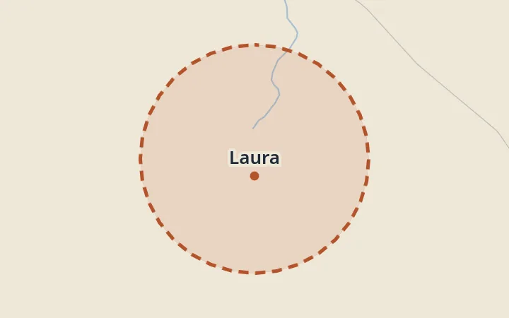 Map of Laura