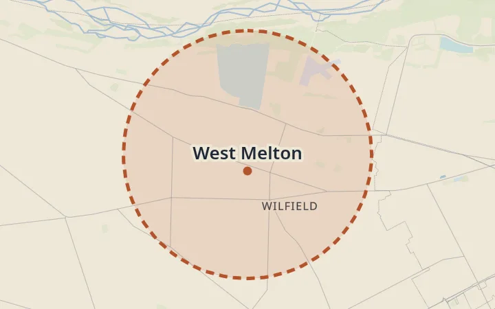 Map of West Melton