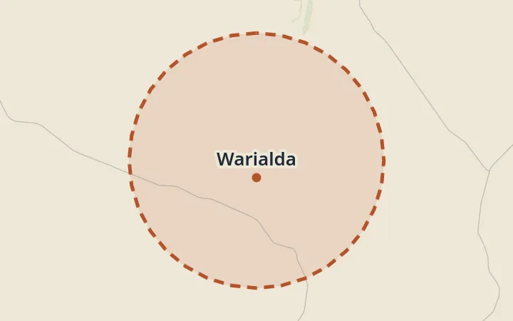 Map of Warialda