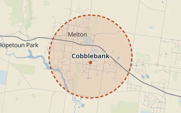 Map of Cobblebank