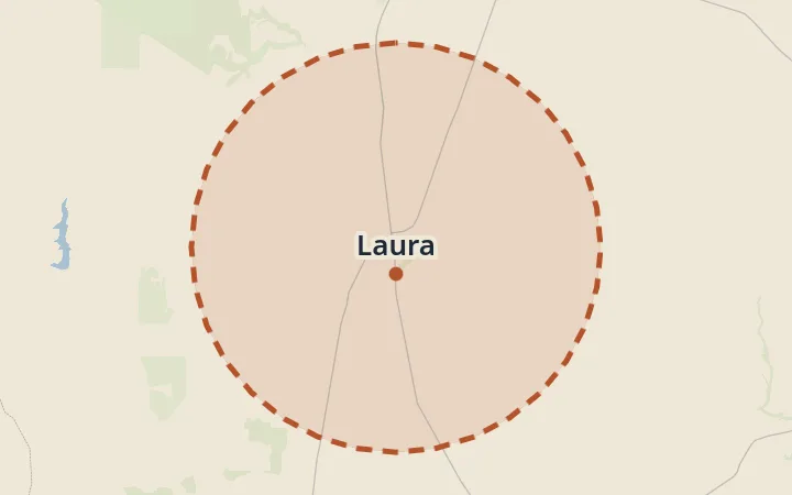Map of Laura