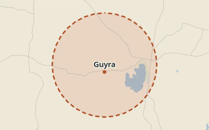 Map of Guyra