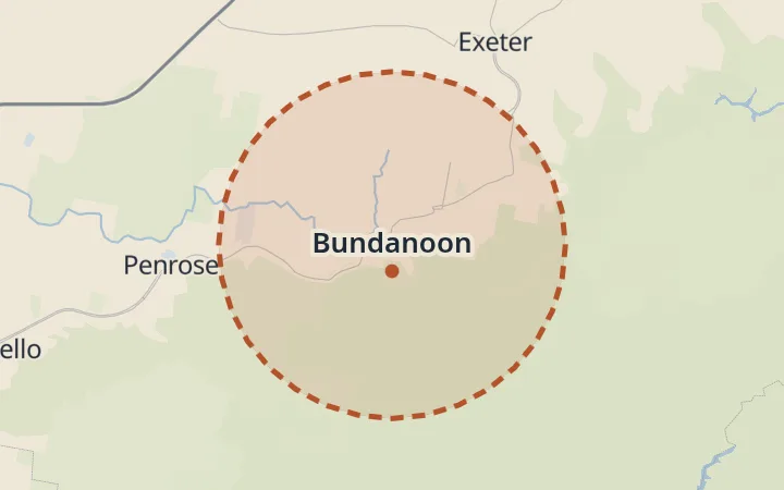 Map of Bundanoon