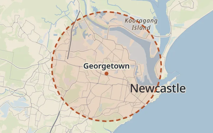 Map of Georgetown