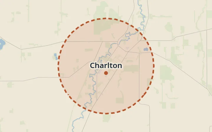 Map of Charlton