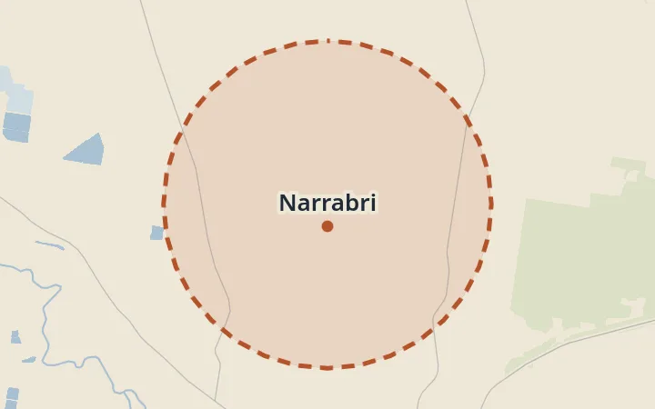 Map of Narrabri