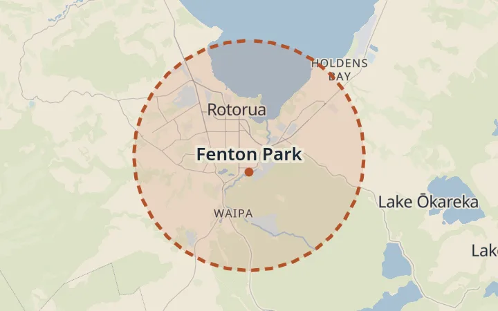 Map of Fenton Park
