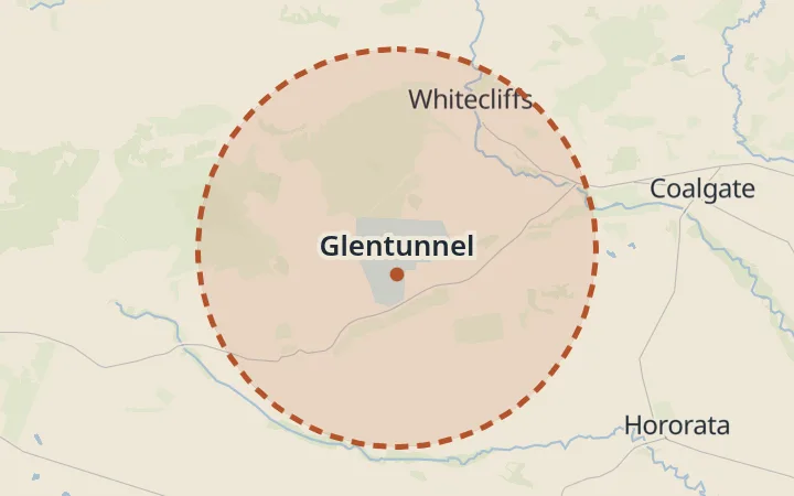 Map of Glentunnel