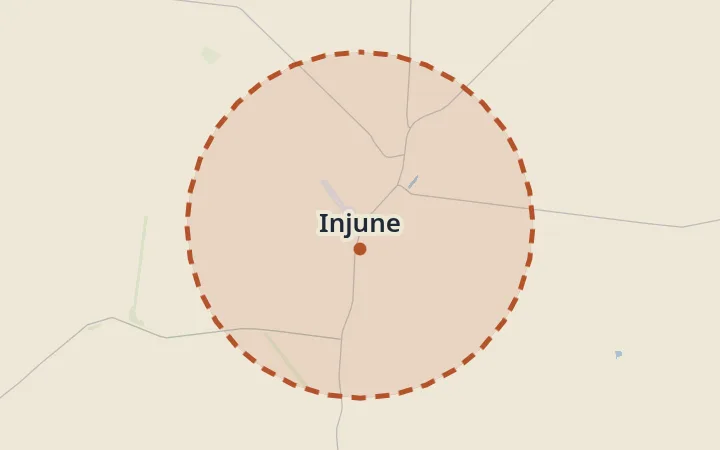 Map of Injune