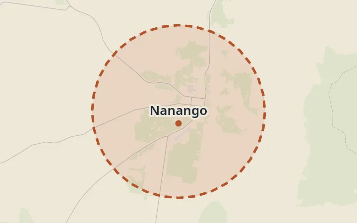 Map of Nanango