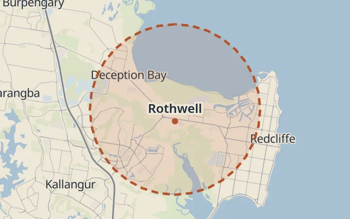 Map of Rothwell