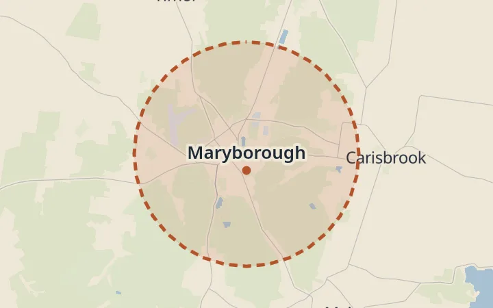 Map of Maryborough