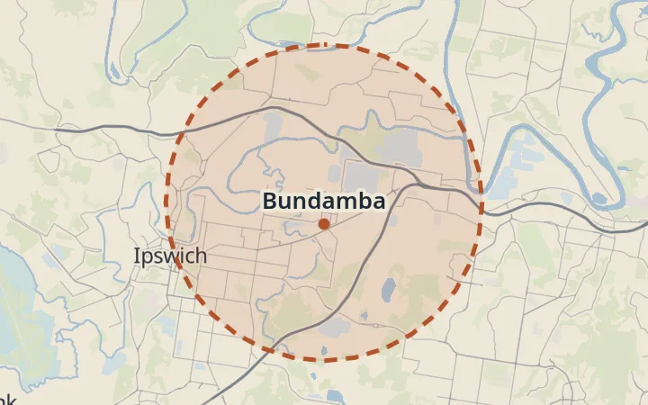 Map of Bundamba