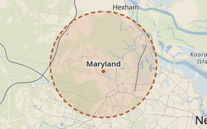Map of Maryland