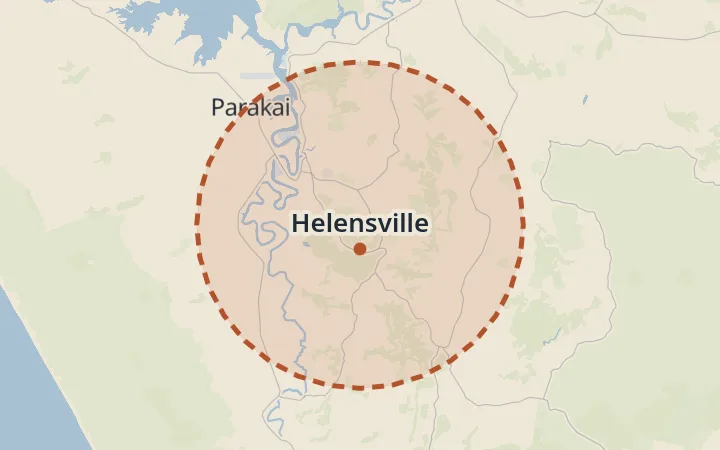 Map of Helensville