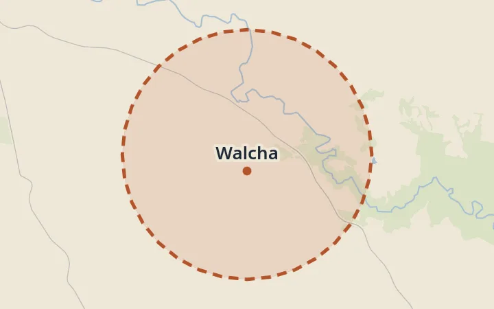 Map of Walcha