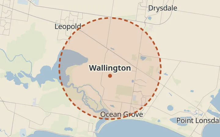 Map of Wallington