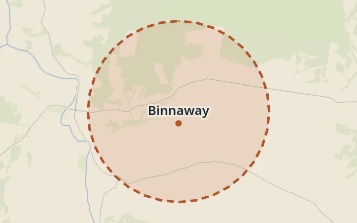 Map of Binnaway