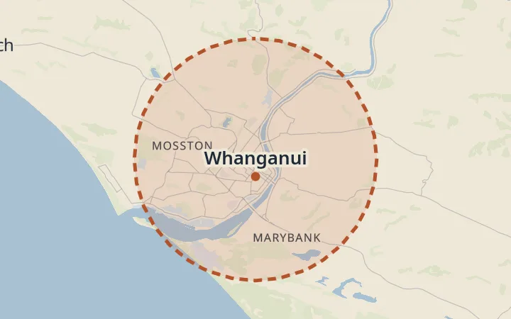 Map of Whanganui