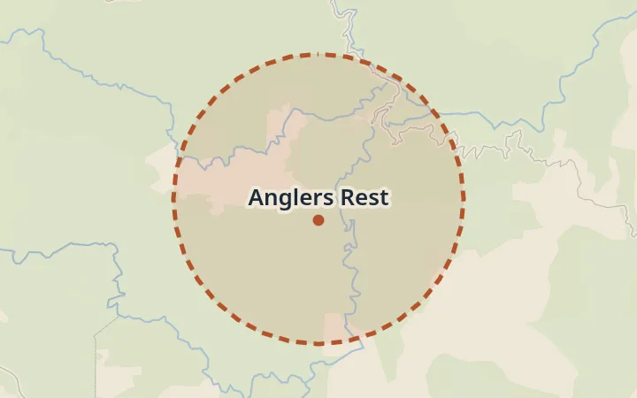 Map of Anglers Rest